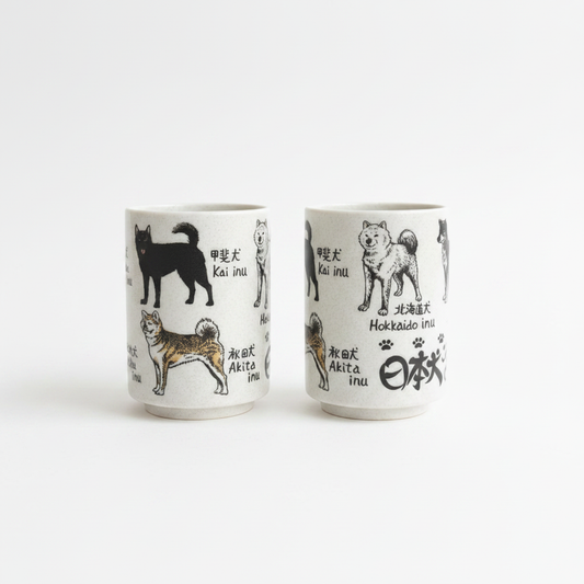 Japan Dogs Mug — Back