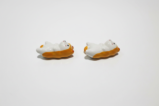 Shiba Chopstick Holders — Brightened Same Pose