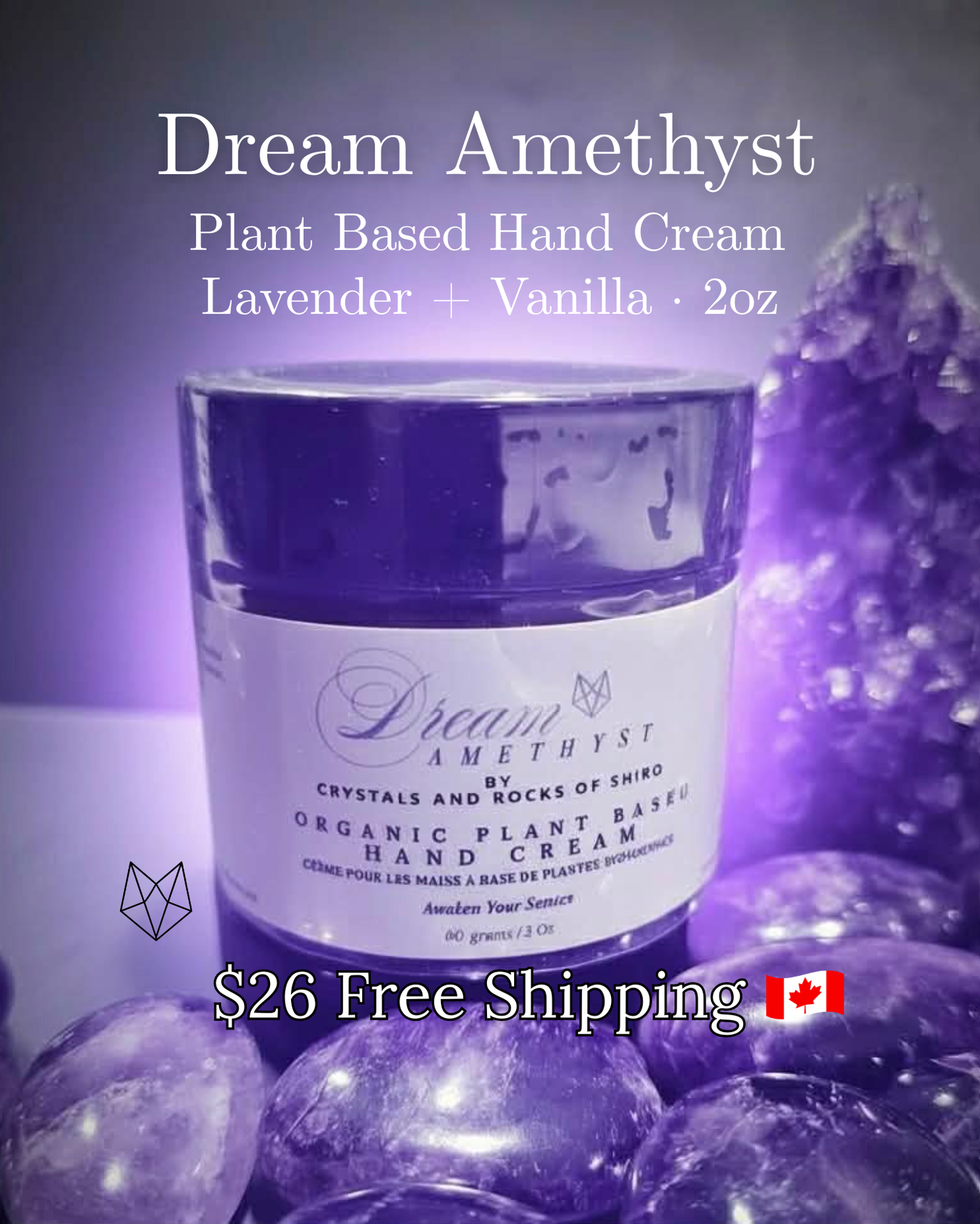 Dream Amethyst Plant Based Hand and Body Butter