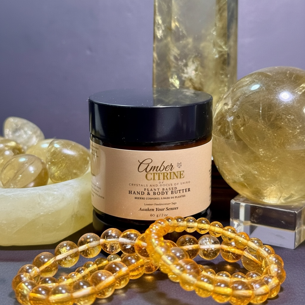 Amber Citrine Plant Based Hand and Body Butter
