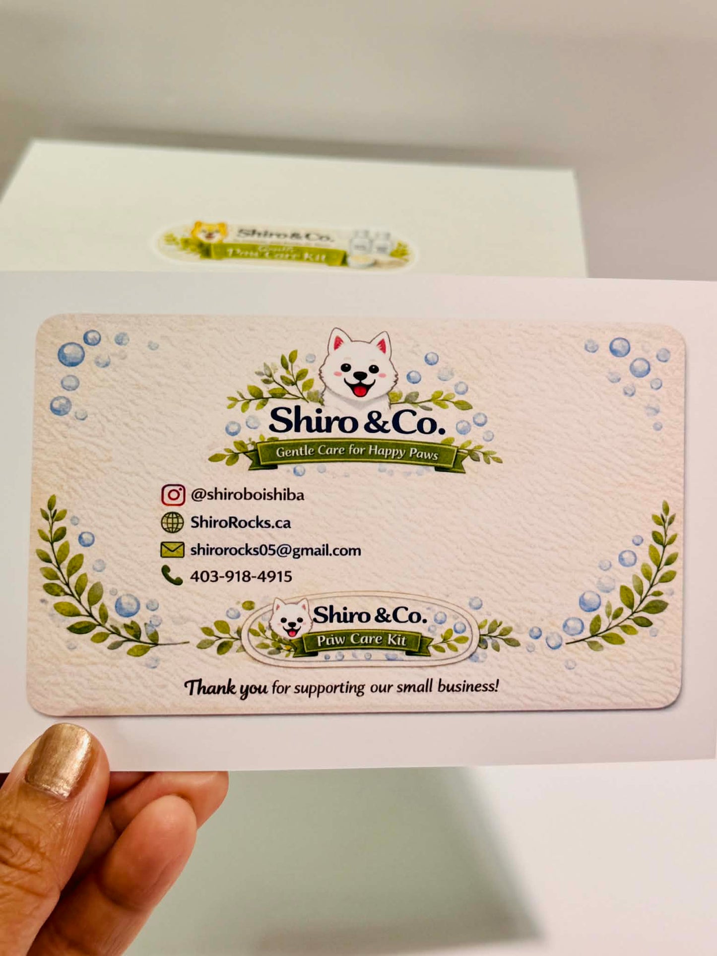 Shiro & Co. Gentle Paw Care Kit