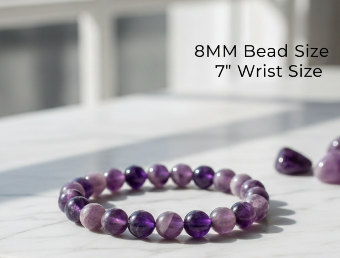 Dream Amethyst Bracelet 7 inch