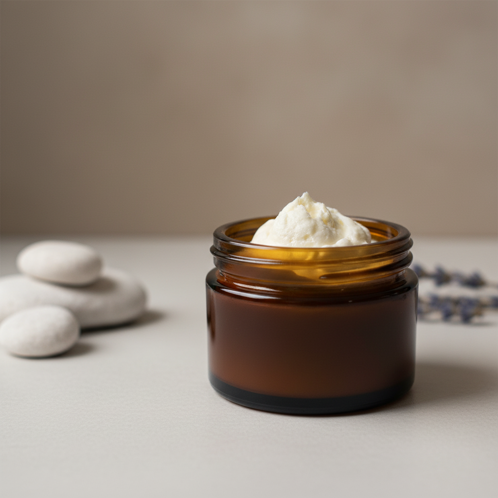 Enhanced Clear Quartz Body Butter Texture