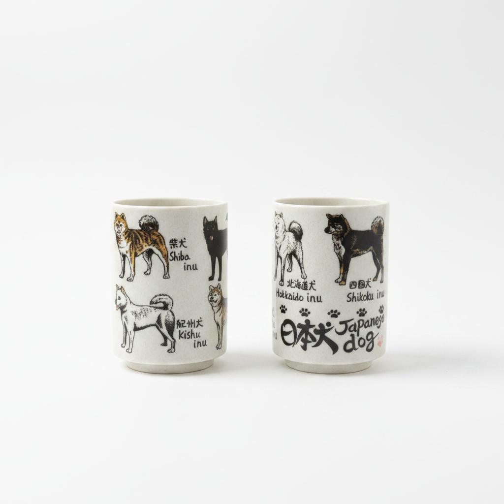 Japan Dogs Mug — Front