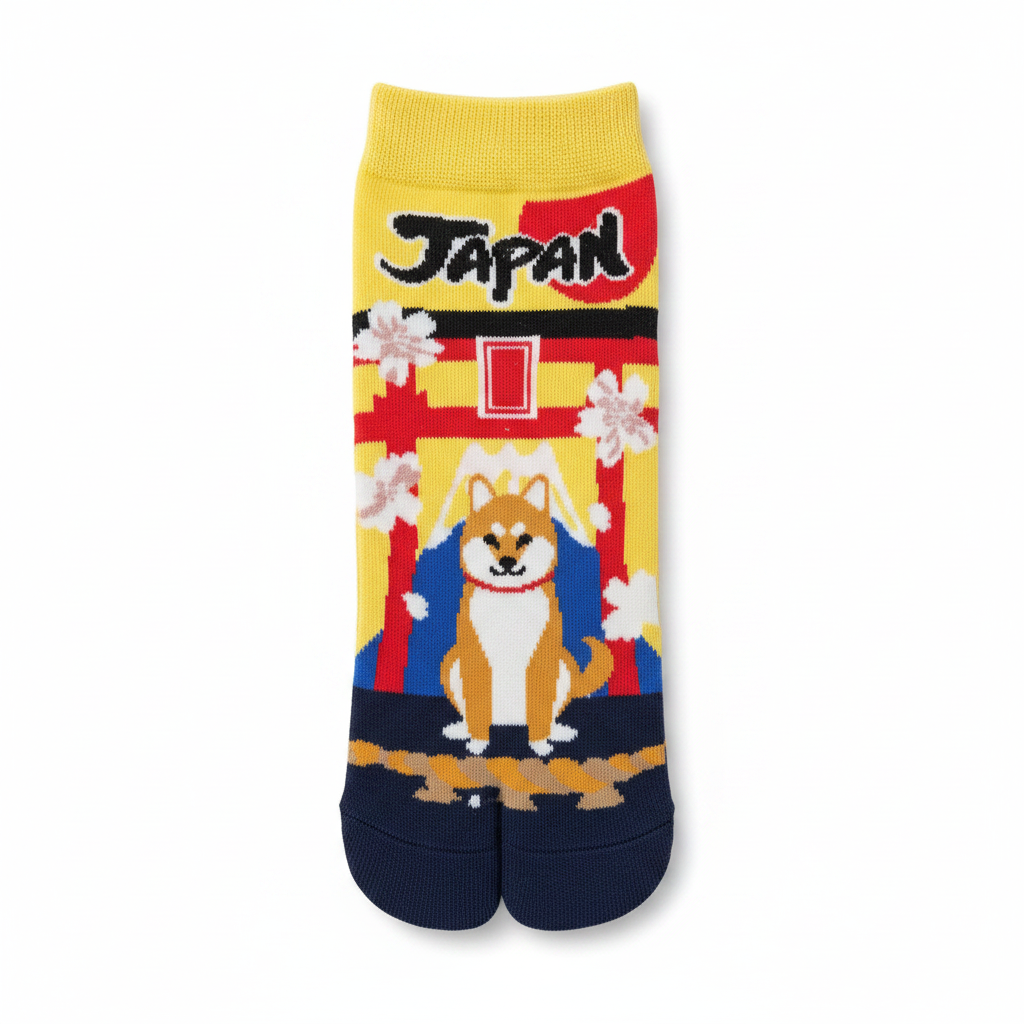 Japan Torii Shiba Socks