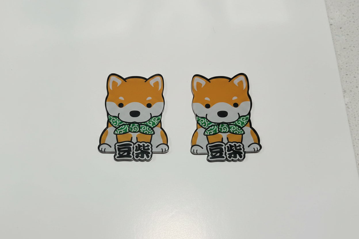 Mameshiba Fridge Magnet — Front Both