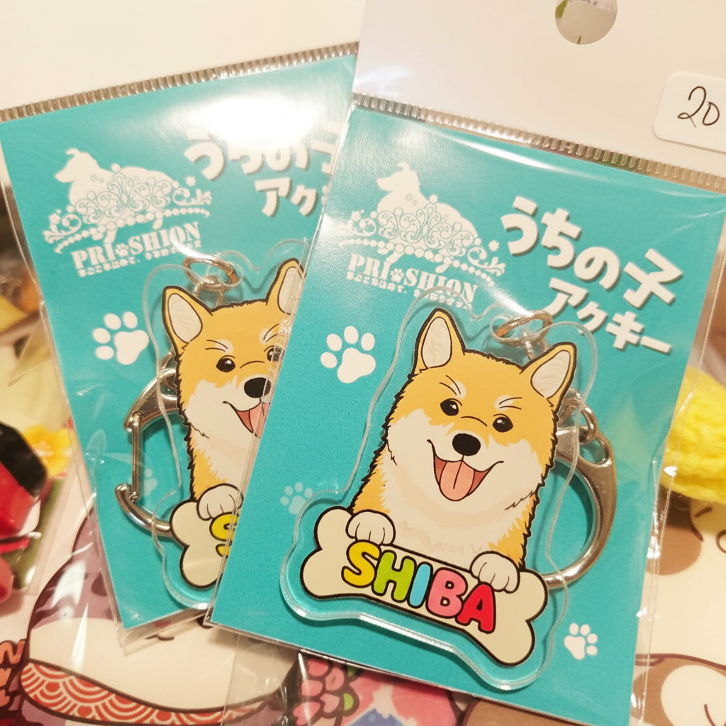 Shiba Keychain Photo 1