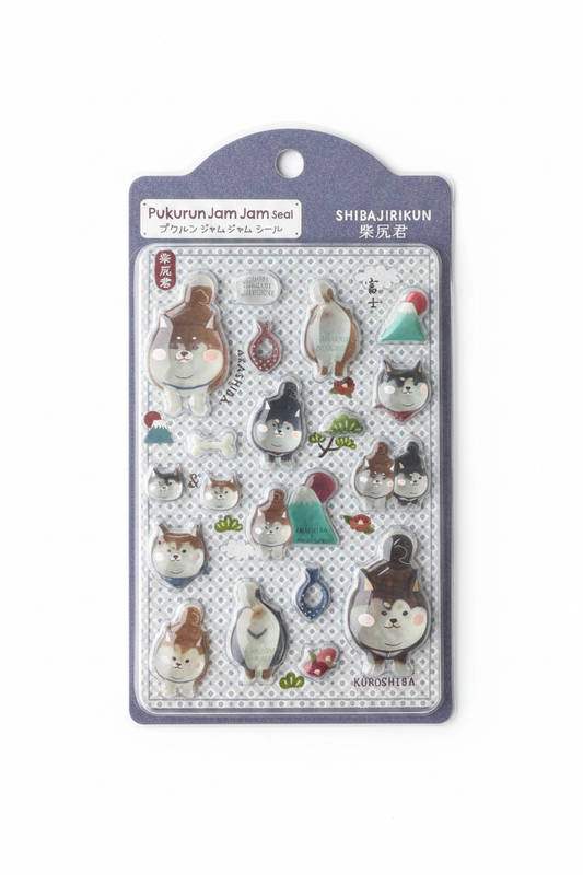 Shibajirikun Pukurun Jam Jam Sticker Seal — Enhanced