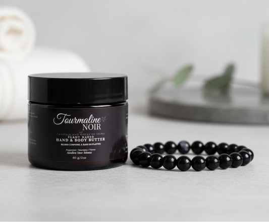 Tourmaline Noir with Single Bracelet